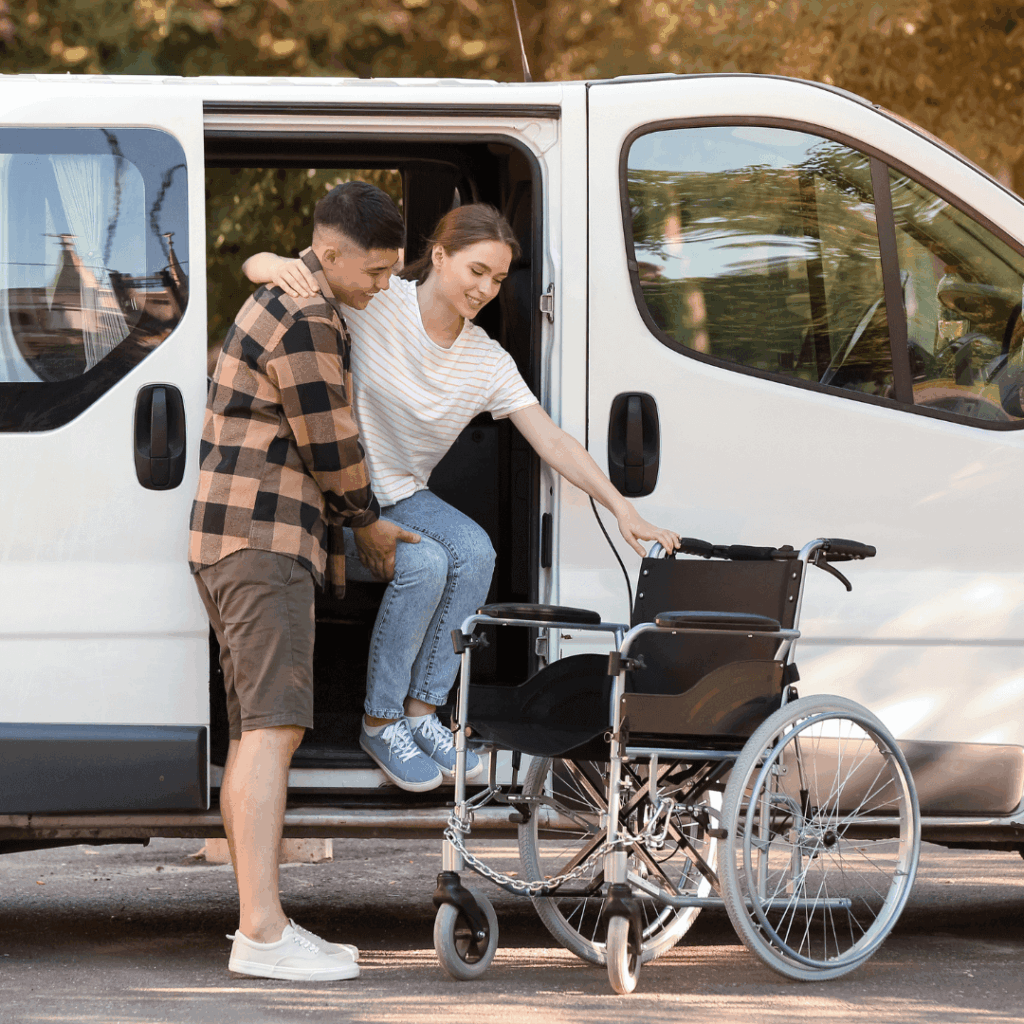 Taxi Cab for Wheelchair